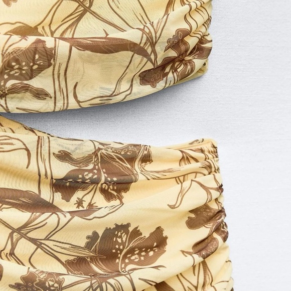 Zara Ruched Mini Dress - Picture 4 of 4